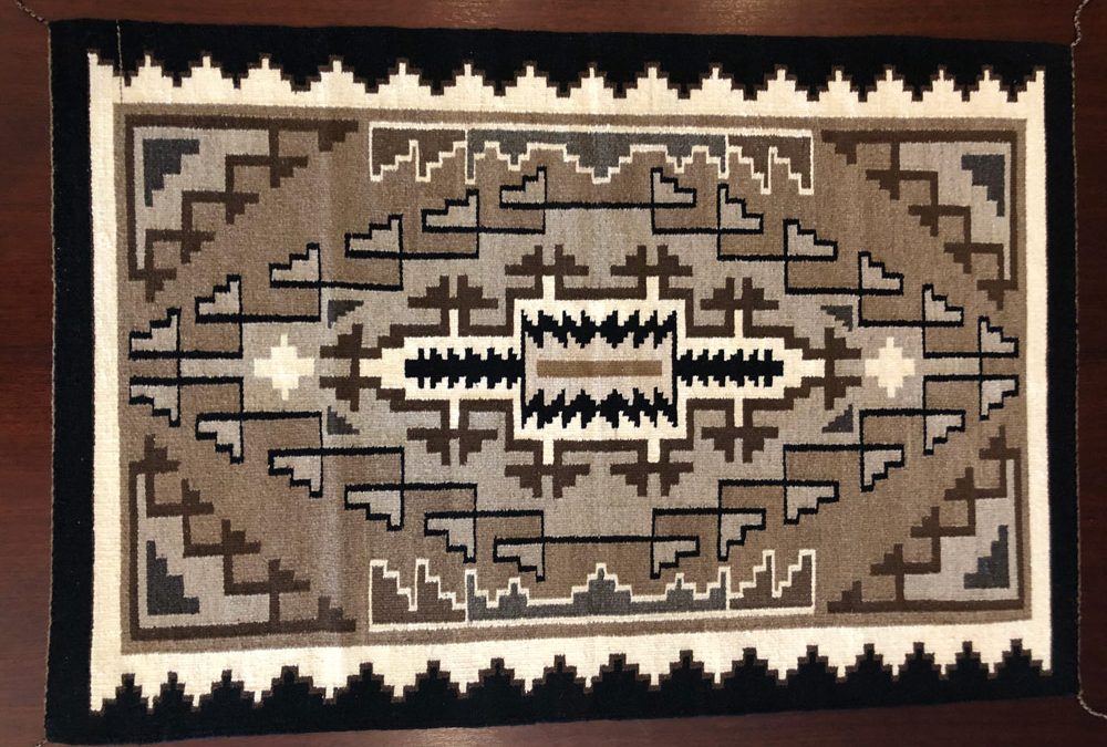 Navajo Rug by Two Grey Hills Weavers – SOLD