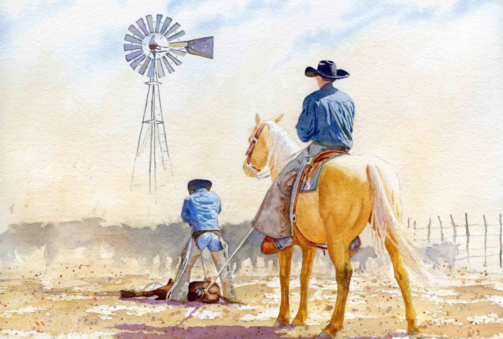 Denim & Dust by Valerie Coe – SOLD