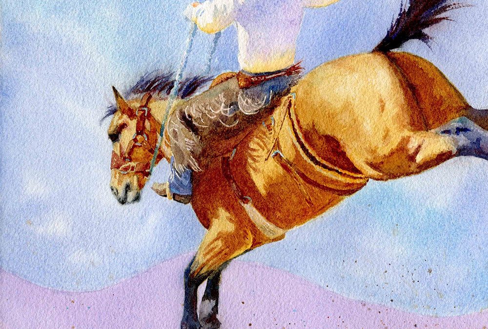 Ridin’ High & Livin’ Free by Valerie Coe – SOLD