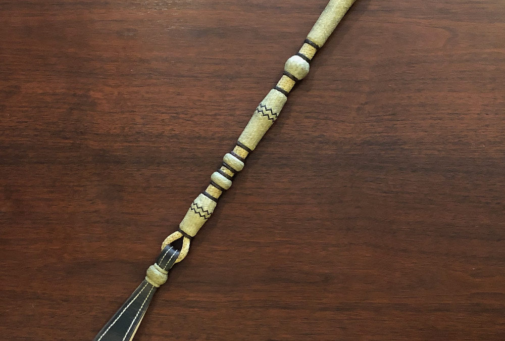 Rawhide Braided Quirt by Benjamin Tolley