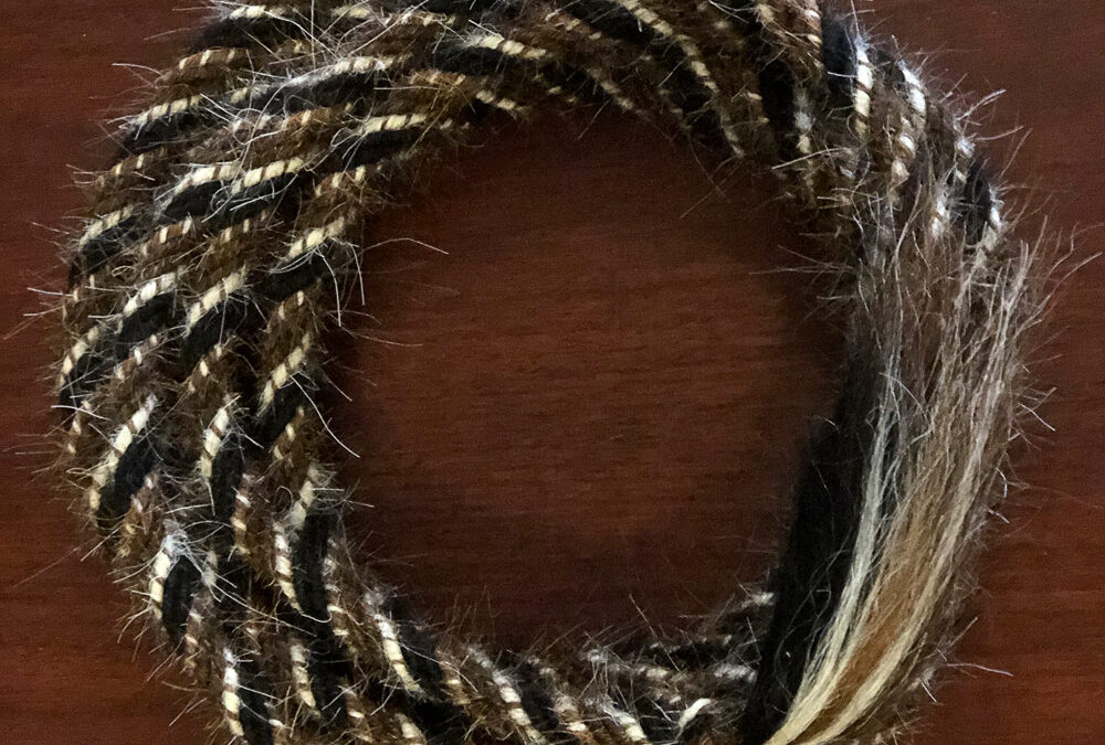 Five-eighth Mane Hair Mecate by Douglas Krause