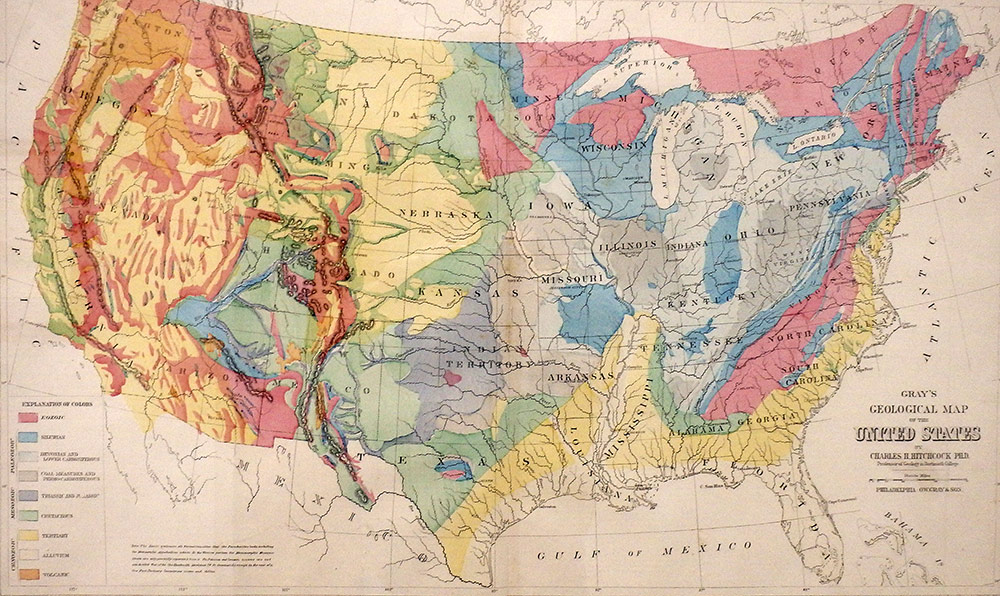 Gray’s Geological Map 1878