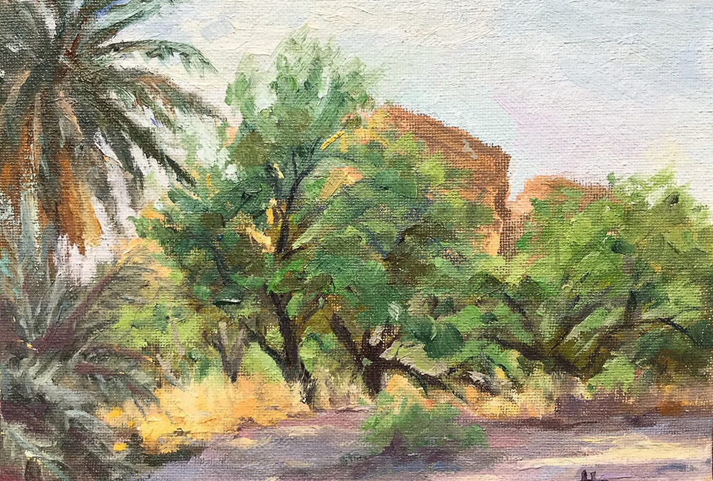 Oasis in the Desert by Helen Pruski