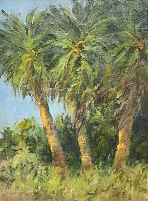 Palm Grove by Sandra Emmanual Heller