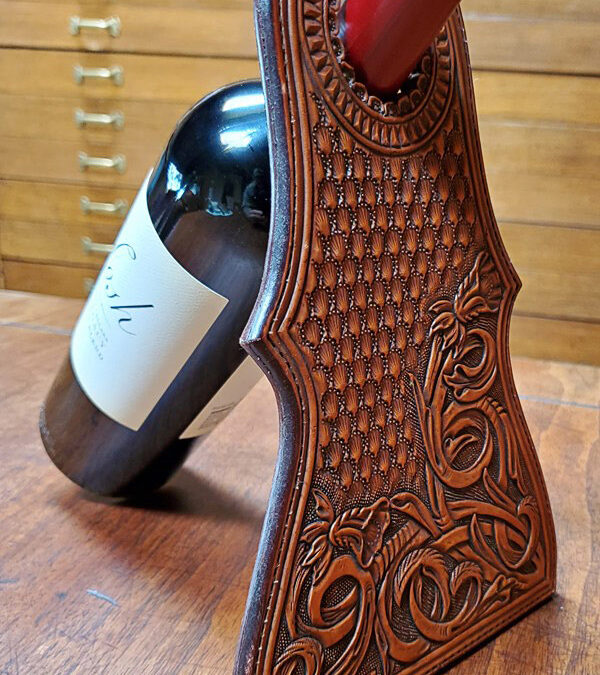 Wine Bottle Holder by Doug Krause