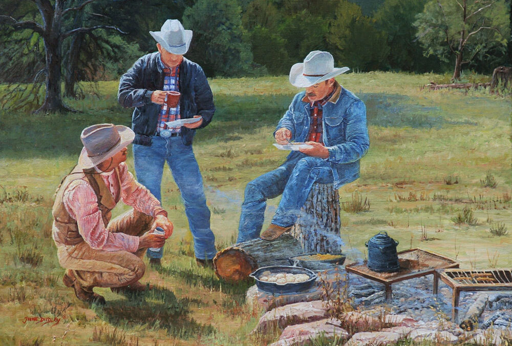 Morning Chow by June Dudley