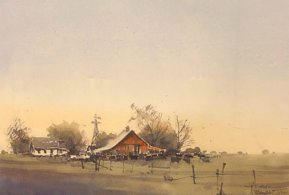 Red Barn in Lubbock County by Tim Oliver