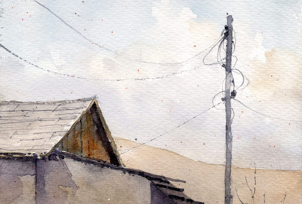 Orange Compressor in Terlingua by Tim Oliver