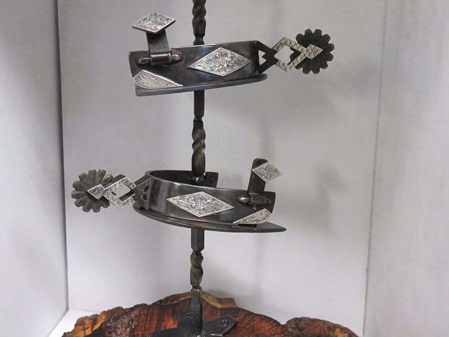 ART 11. Diamond Shank Chihuahua Style Spurs by Buddy Knight