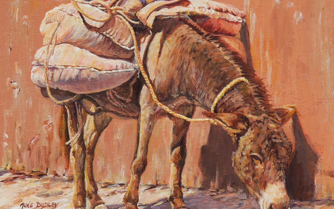 ART 18. Too Tired to Tango by June Dudley – SOLD