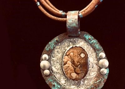 ART 21. Study Butte Stone Pendant & Necklace by Randy Glover – SOLD
