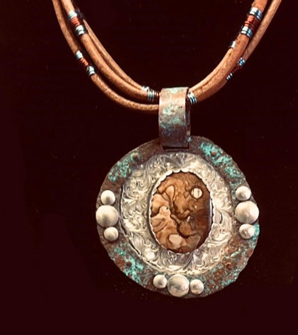 ART 21. Study Butte Stone Pendant & Necklace by Randy Glover – SOLD