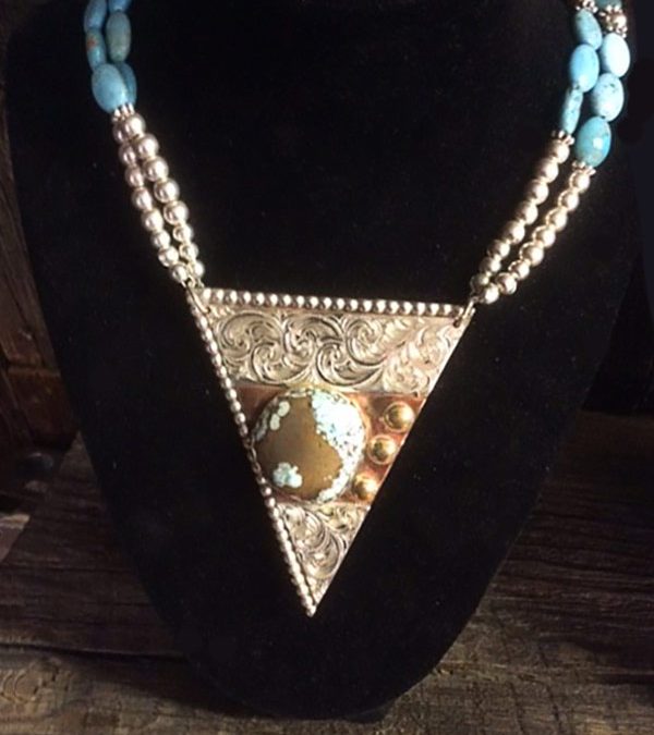 ART 23. Contemporary Arrow Pendant & Necklace by Randy Glover – SOLD