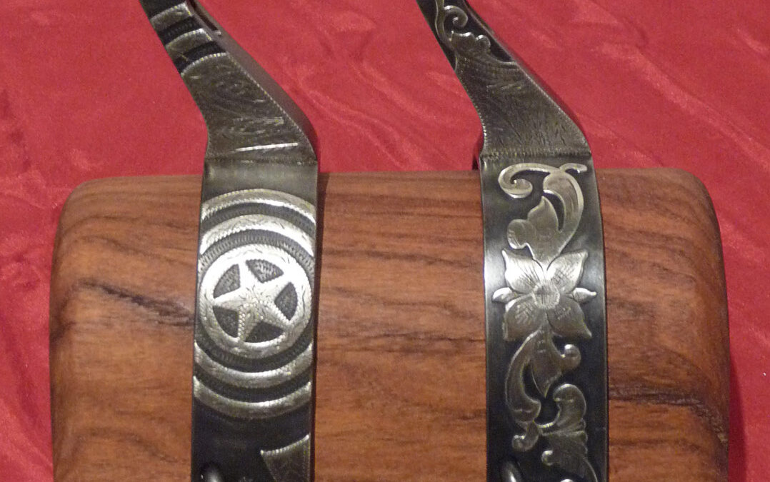 ART-36-Jerry-Galloway-Texas-Style-Spurs-Steel-with-Nickel-Silver-700