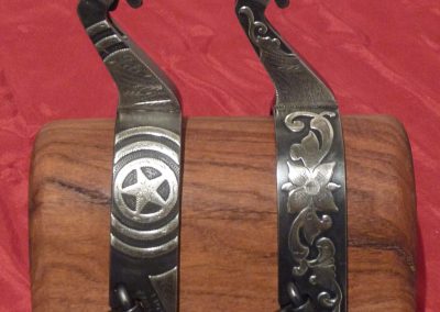 ART 36. Texas Style Spurs by Jerry Galloway – SOLD