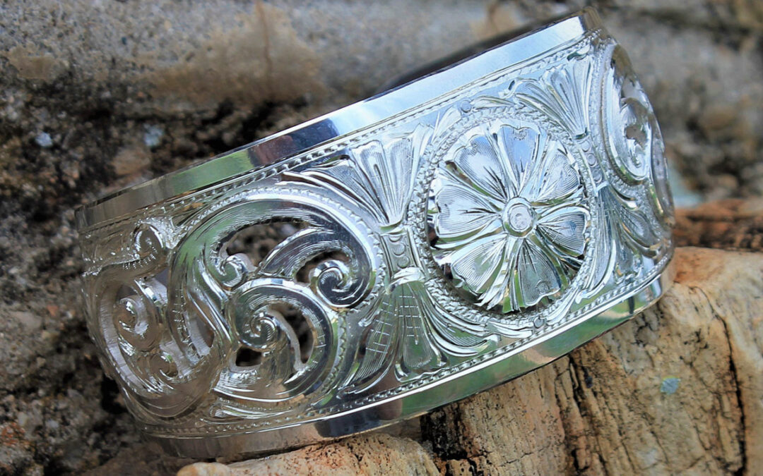 ART-4 Baru Forell, Cuff Bracelet Sterling Silver