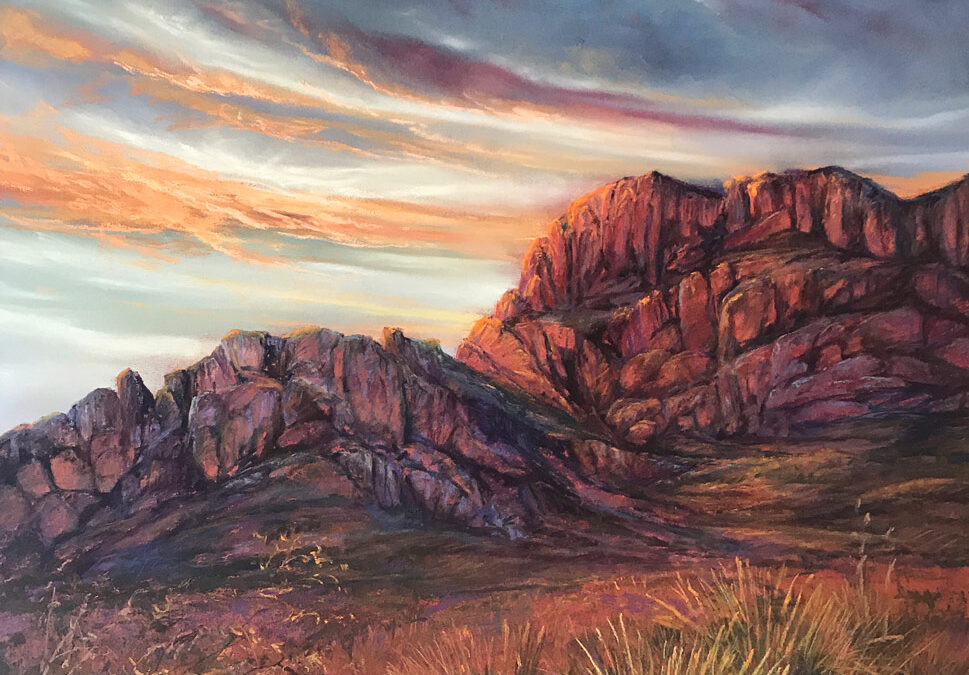 ART-41-Lindy-Cook-Severns-After-the-Darkest-Hour-soft-pastel-framed-27×23-3800