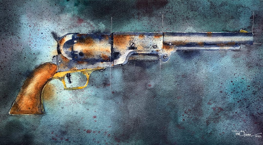 ART 56. Ole Sam Colt’s Walker by Tim Oliver – SOLD