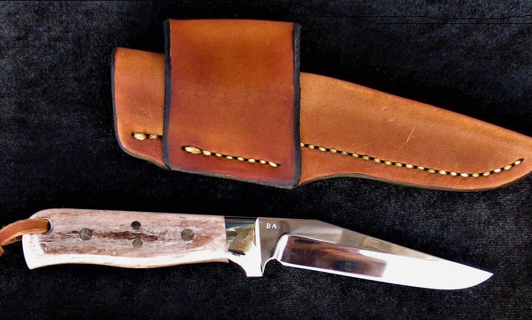 ART 64. Fixed Blade Knife by Brian Asher – SOLD