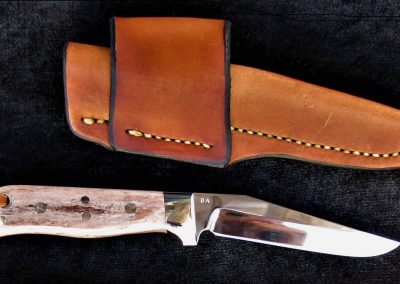 ART 64. Fixed Blade Knife by Brian Asher – SOLD