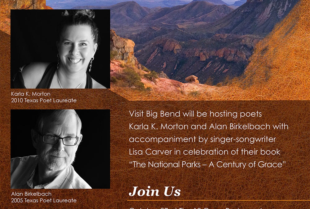 Texas Poet Laureate event flyer