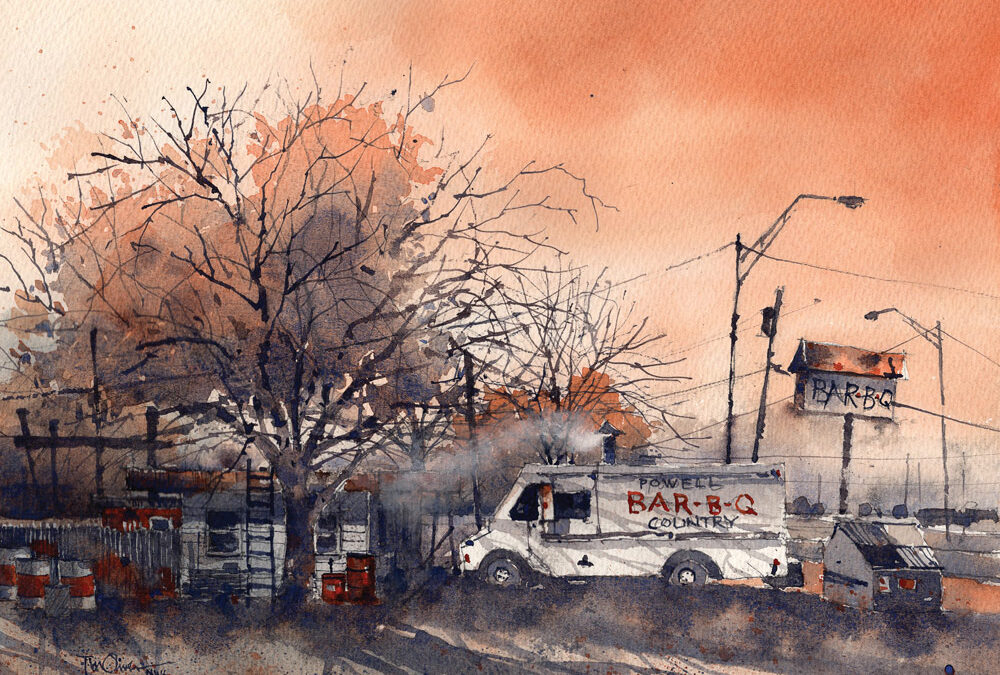 05-Tim-Oliver-Powell-Country-BarBQ-watercolor-21×25-1500