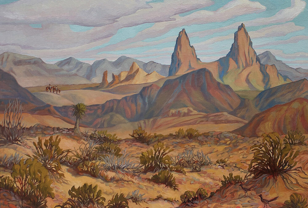 10. Mule Ears by Alice Leese – SOLD