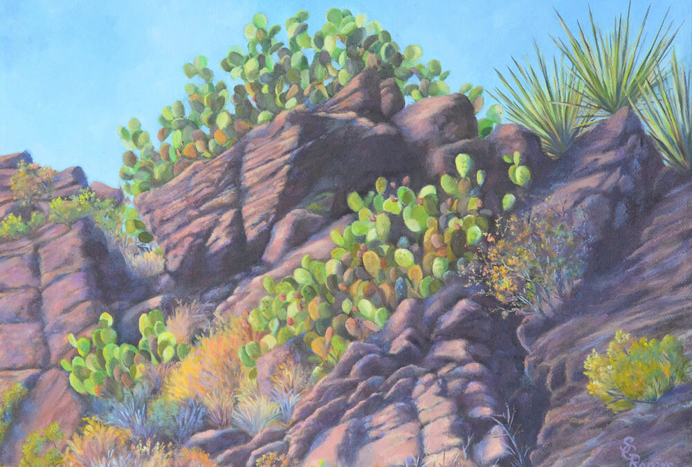 33. Pear on the Rocks by Shelly G. Rogers