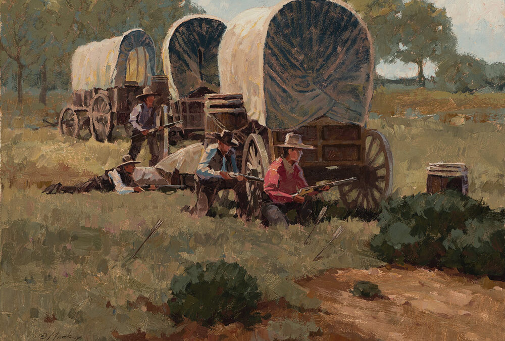 39-Kim-Mackey-Comanches!-16×20-oil