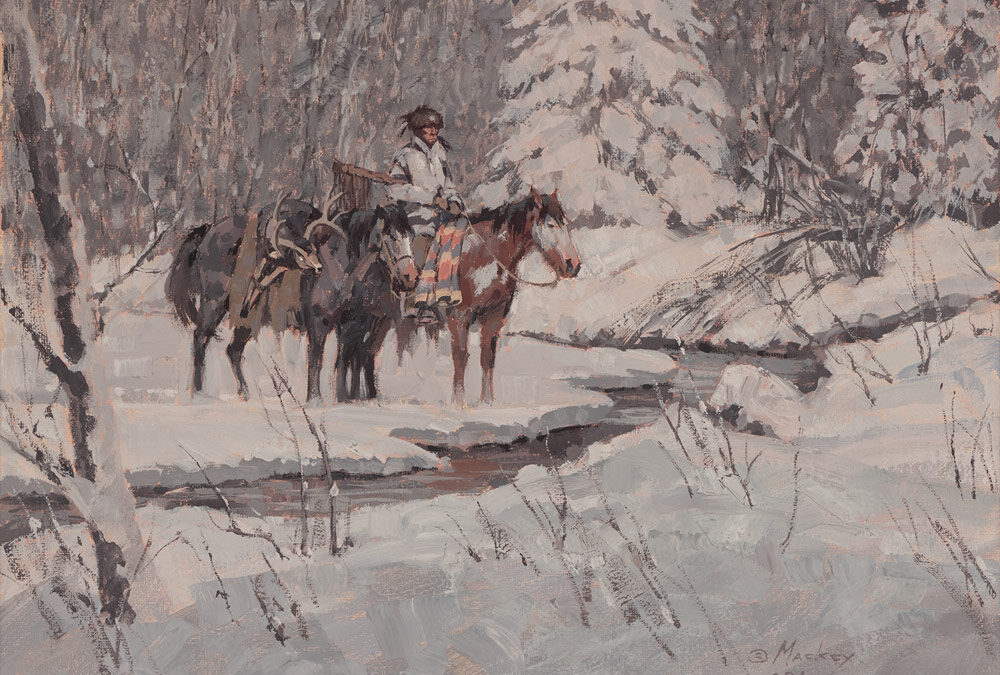 40. Deer Hunter by Kim Mackey – SOLD