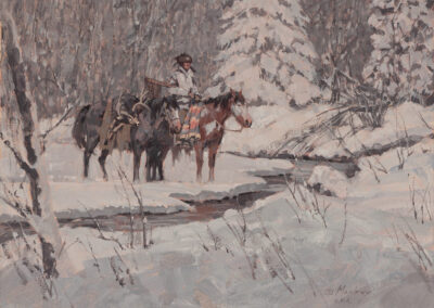 40. Deer Hunter by Kim Mackey – SOLD