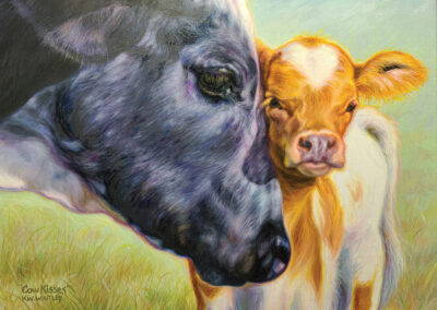 45. Cow Kisses by KW Whitley – SOLD