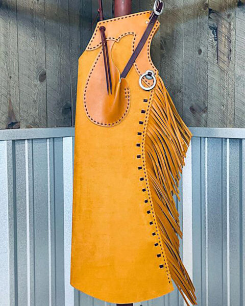 47. Texas Bells Chaps by Franco X. Trevino – SOLD | Museum of the Big Bend