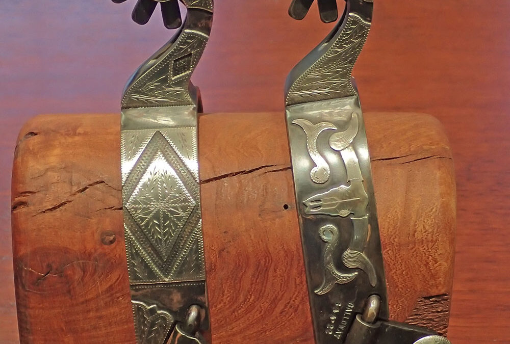 83-Jerry-Galloway-Texas-Style-Spurs-Nickel-silver-mountings