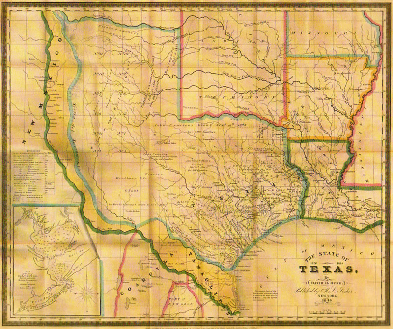 The State of Texas, 1835-1845 by David H. Burr