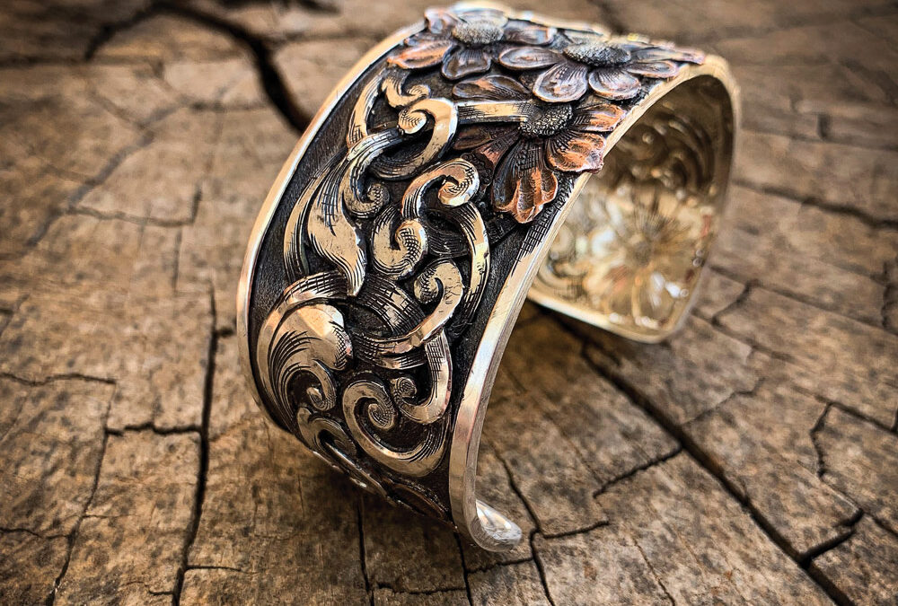 Fancy Cuff Bracelet by Justin Diver