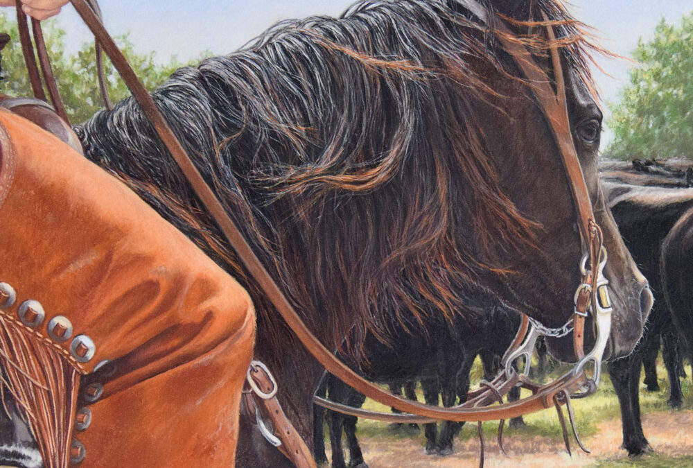 Cuttin’ for the show by Kathryn Merrill – SOLD