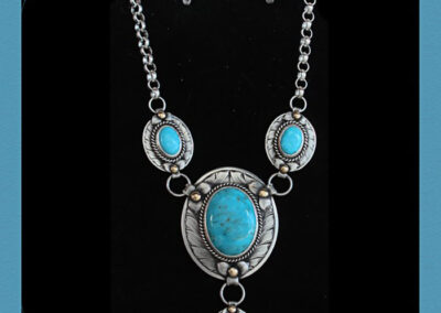 Arizona Sky Lariat Style Necklace and Earring Set by Rex Crawford