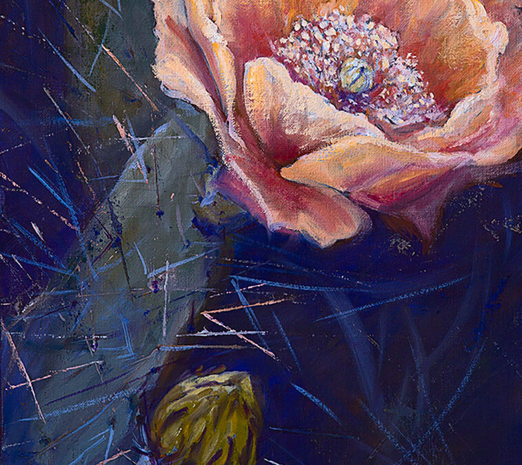 Sarah-Harless-Prickly-oil-15×19