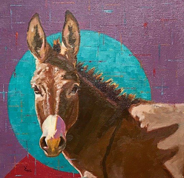 Turquoise Moon by Valerie Coe – SOLD