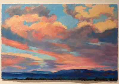 New Mexico Sunset by Caroline Korbell Carrington – SOLD
