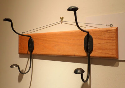 Hand Forged Hat and Coat Rack by Cotton Elliott – SOLD