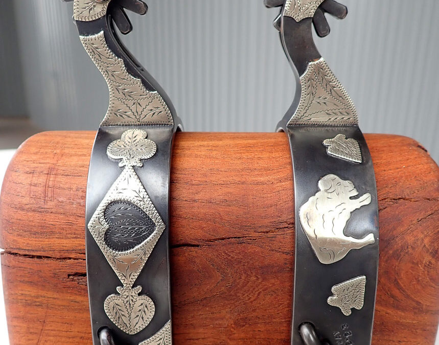 Texas Style Spurs by Jerry Galloway – SOLD