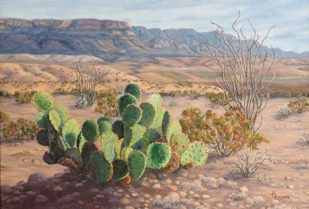 Pop of Green by Shelly G. Rogers – SOLD