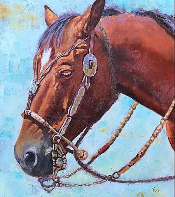 Valerie-Coe-Mr.Vaquero-Oil-on-Canvas-14×11