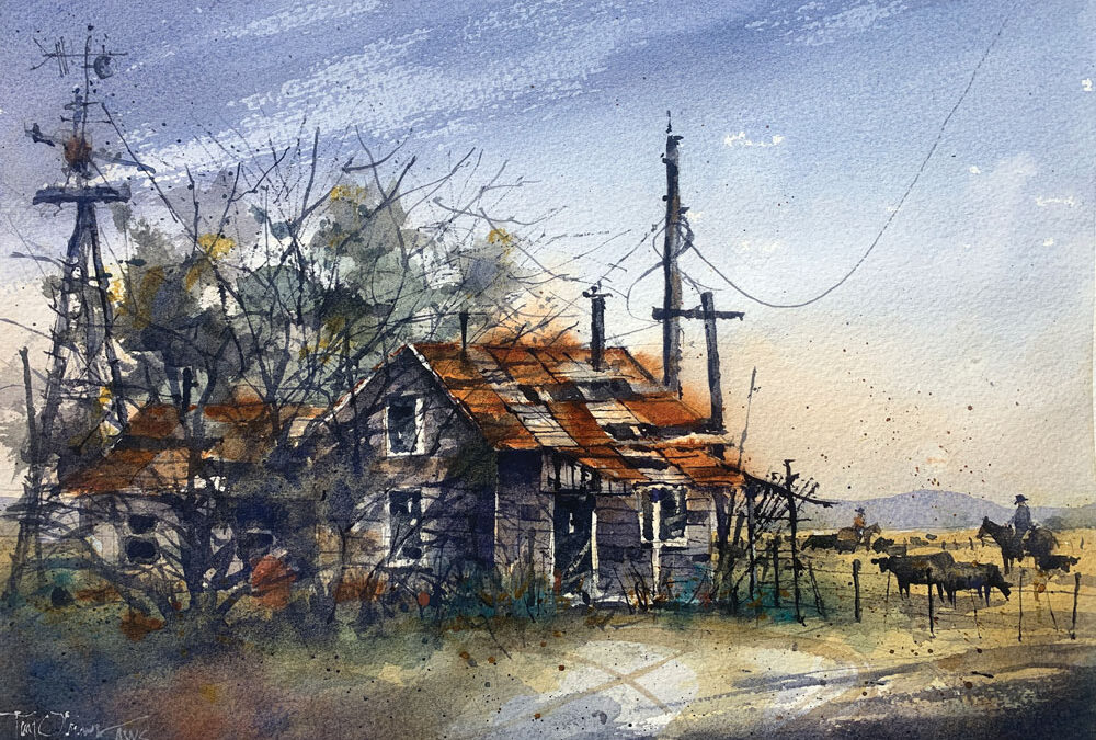 Tim-Oliver-Rich-Lake-Roundup-watercolor-10×14