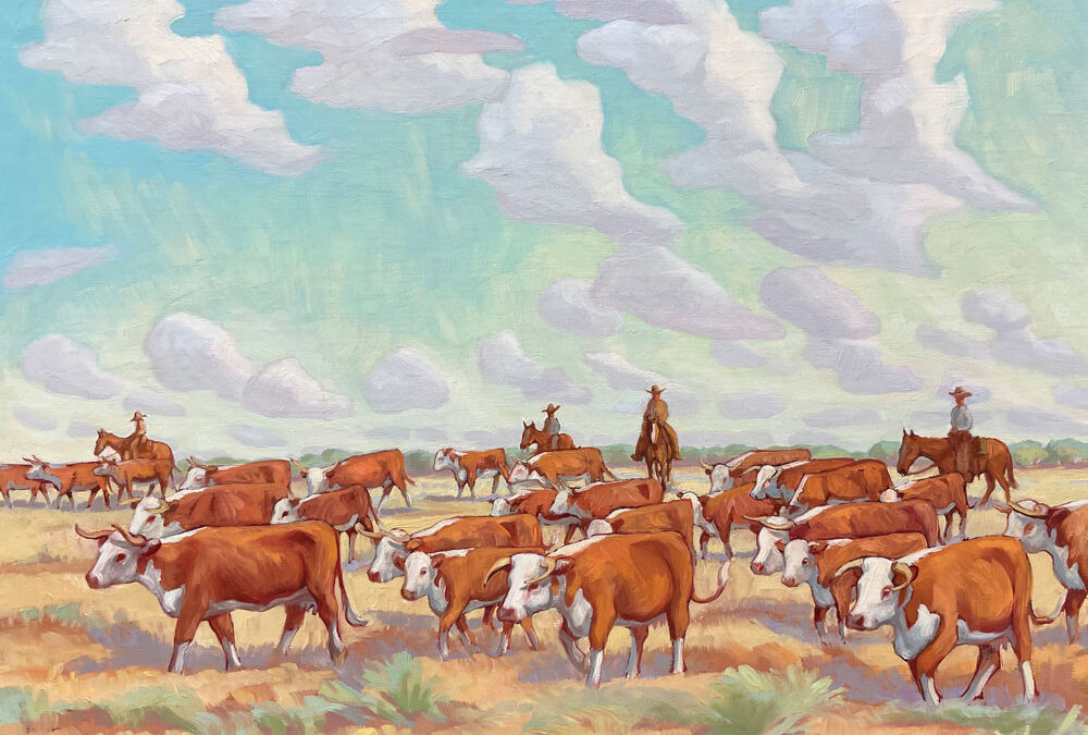 Sand Ranch Herefords by Alice Leese