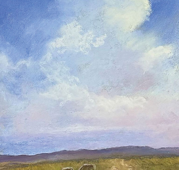 Carol-Arnold-Green-Pastures-Pastel-17×14