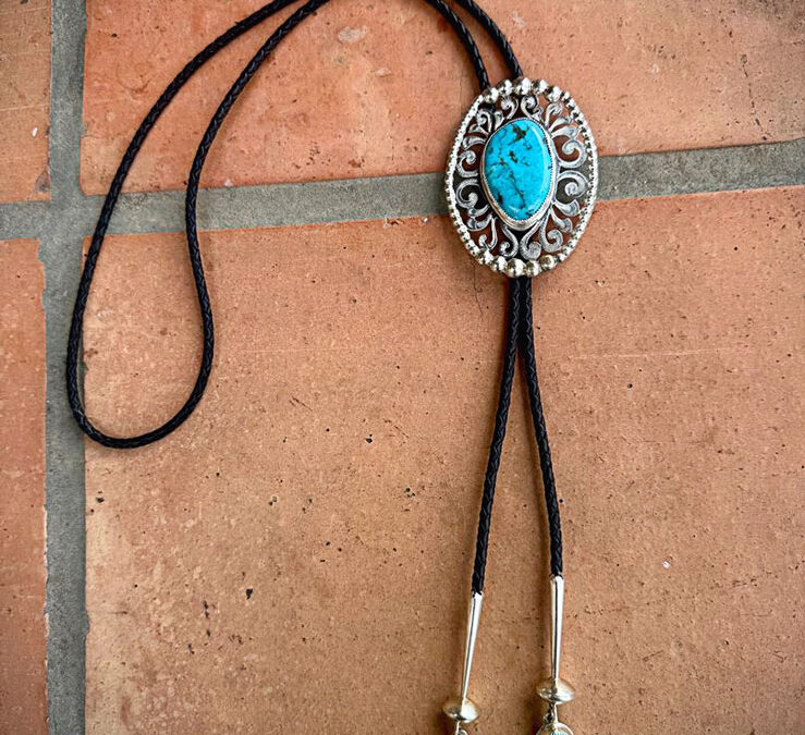 John-Nord-Bolo-Turquoise-Silver-Braiding