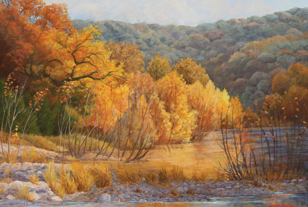 June-Dudley-Autumn’s-Glory-Acrylic-on-Canvas-22×26